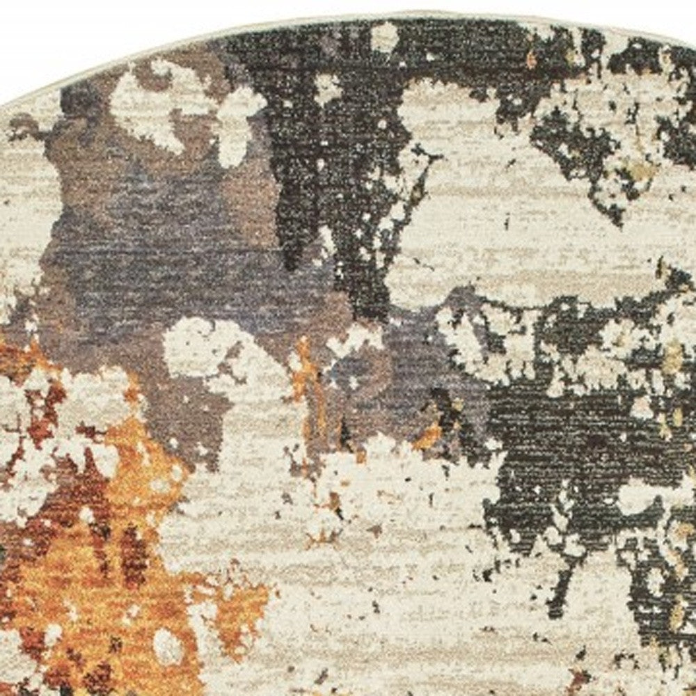 Stylish and Durable Modern Beige & Black Area Rug for Home Decor