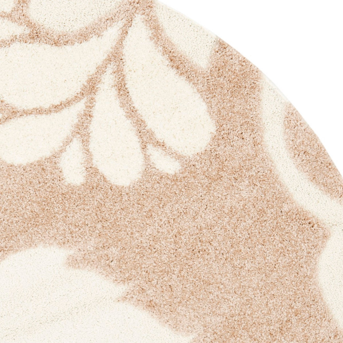 Safavieh Luxury Shag Power - Loomed Botanical Rug for Contemporary or Rustic Decor