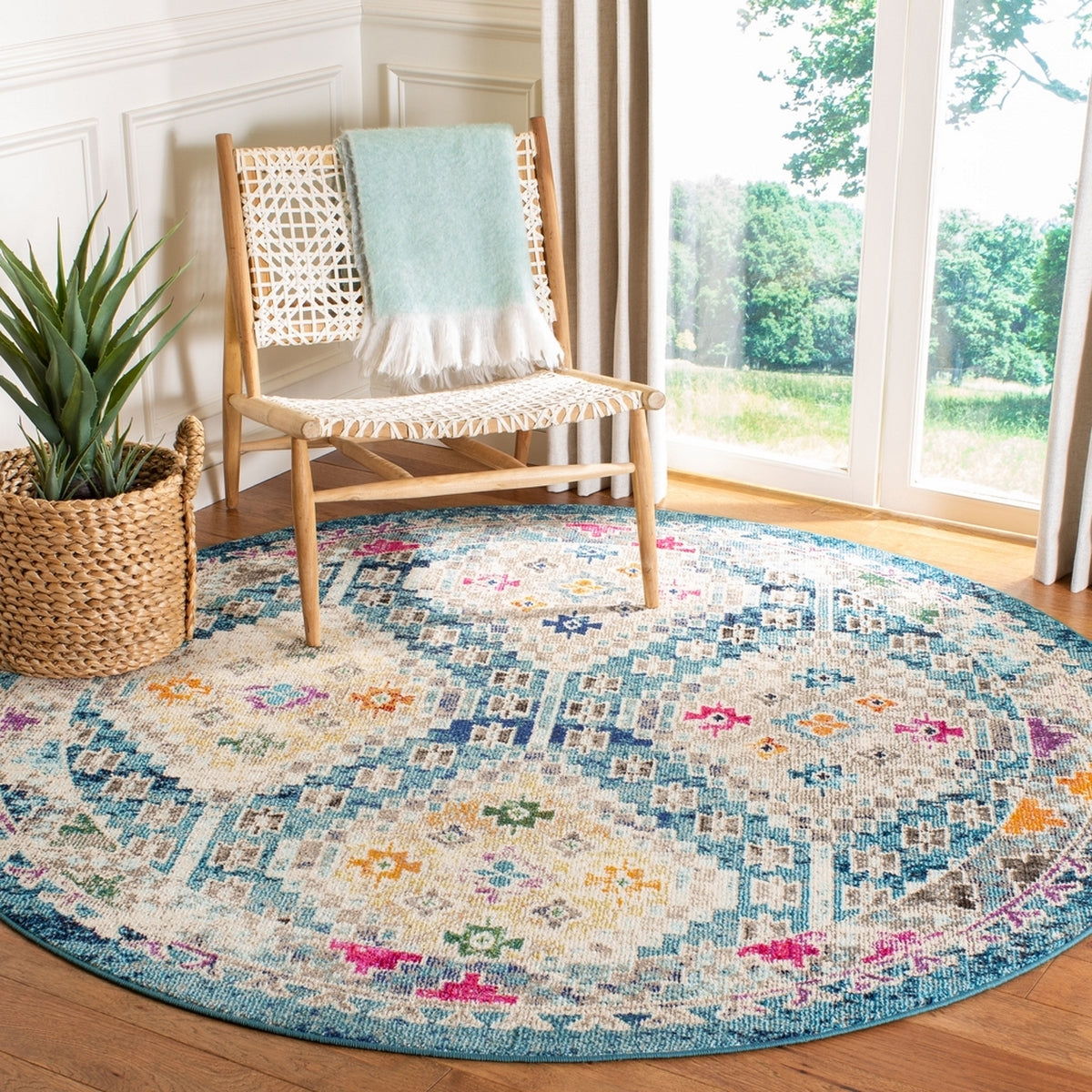 Luxurious Turkey - Made Power Loomed Polypropylene Friese Rectangle Rug