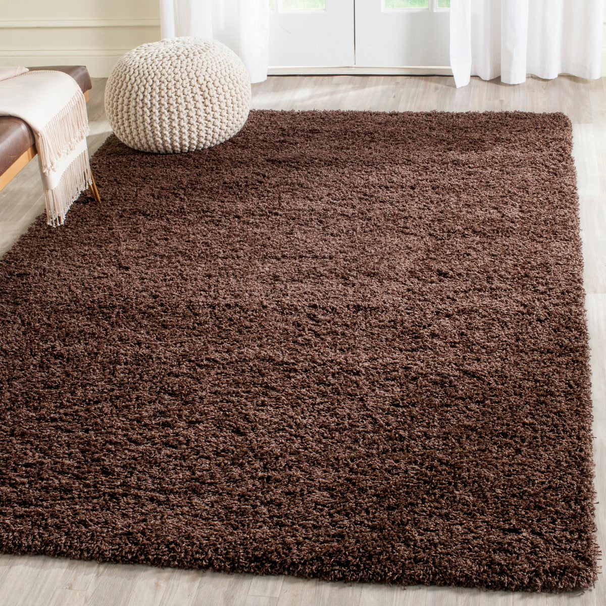 Sgl Laguna SGL303 Opulent Power-Loomed Shag Rug for Modern Living Spaces