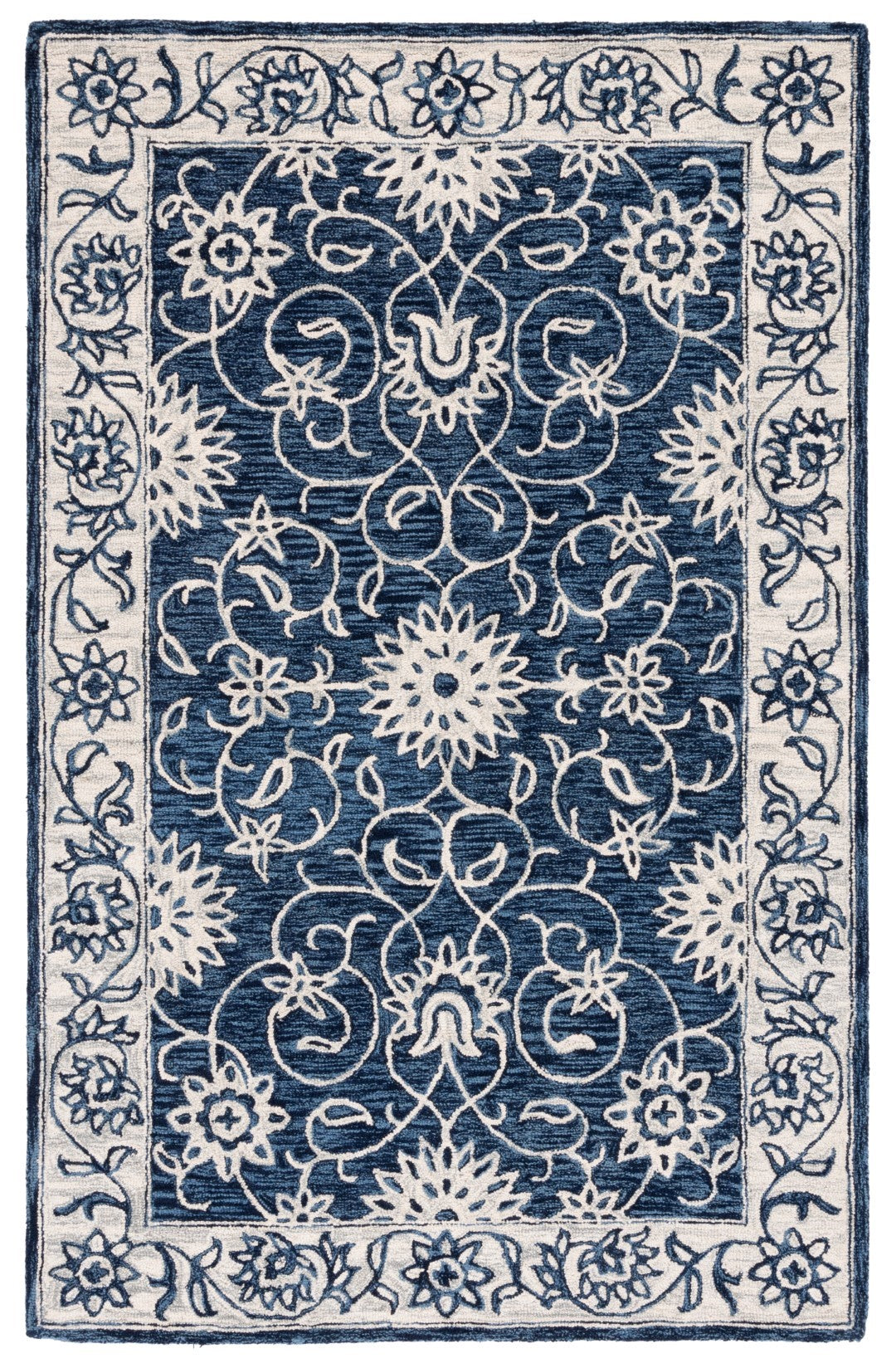 Exquisite Hand Tufted Wool Area Rug with Elegant and Durable Design from India for Any Room Decor