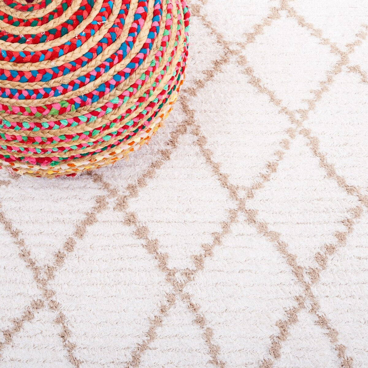Augustine Eco-Friendly Power Loomed Rug - Luxurious Blend of Recycled Cotton & Polyester
