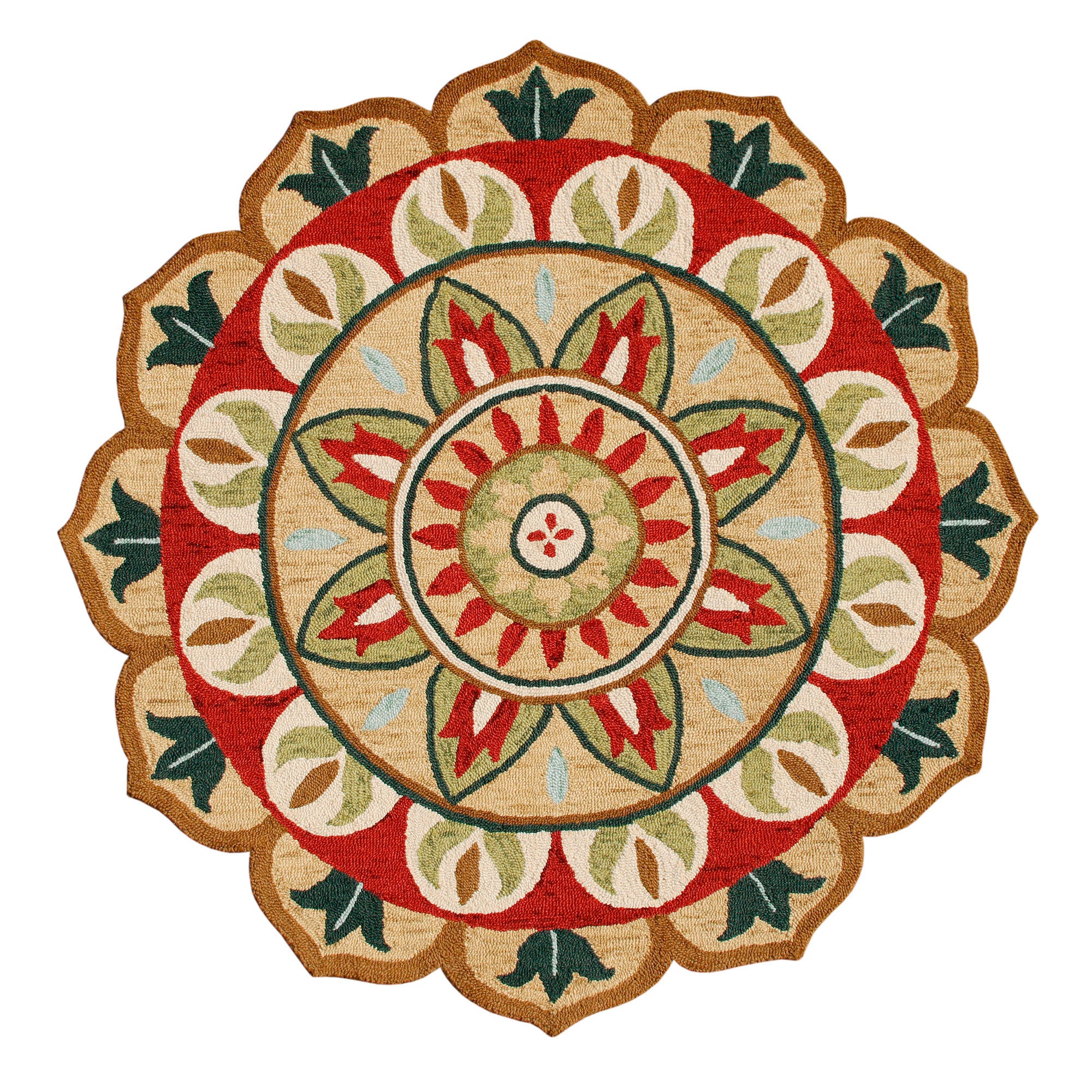 Exquisite Hand-Tufted Wool Area Rug with Blue Floral Design to Enhance Your Living Space in Style and Elegance