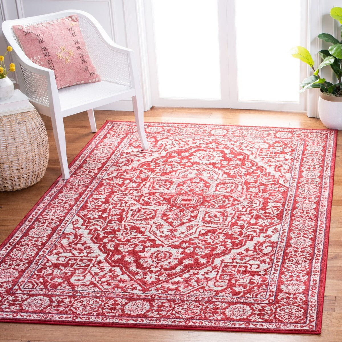 Brentwood Power Loomed Traditional Floor Rug - Beautifully Crafted with 60% Polypropylene and 40% Jute, Originating from Turkey