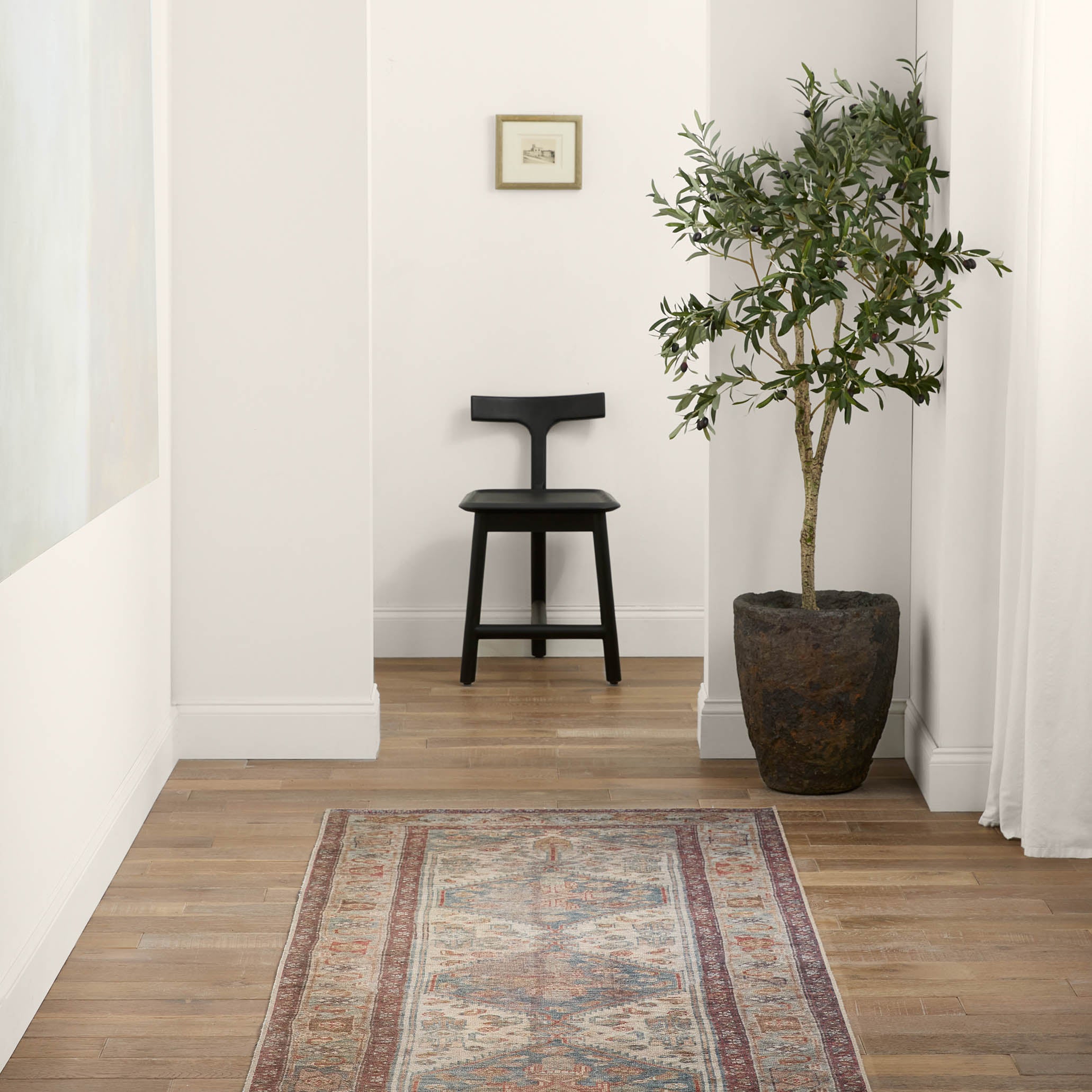 Canteena Arkansas CAN02 RUG155065 Washable 100% Polyester Traditional Medallion Indoor Rug for High Traffic Areas