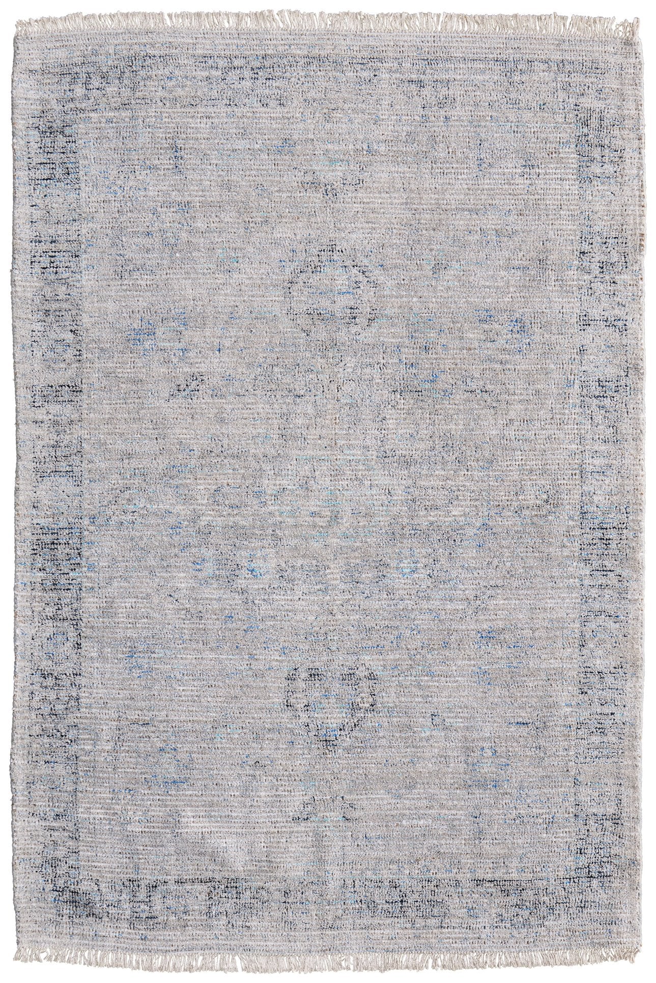 Caldwell Handwoven Wool & Viscose Area Rug - Elegant Transitional Style for Home Decor