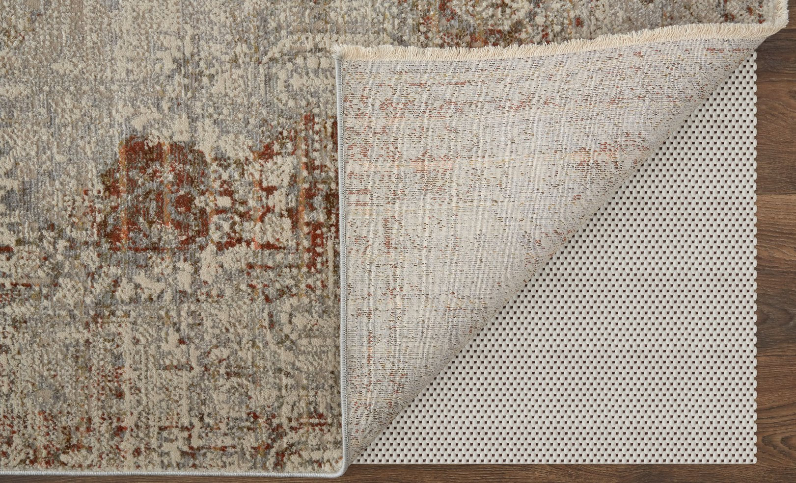 Kaia Distressed Medallion Luxury Area Rug - Soft, Durable & Fade-Resistant for Busy Areas