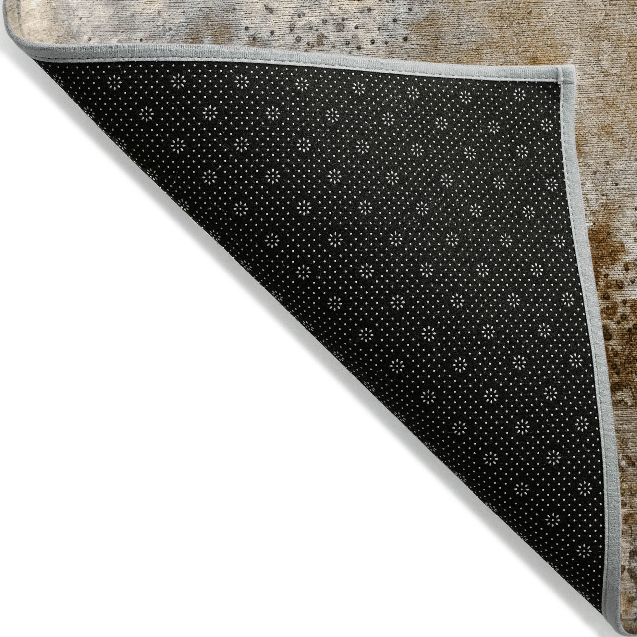 Stain-Resistant, Non-Skid Washable Outdoor Runner Rug with Stylish Abstract Design for Homes
