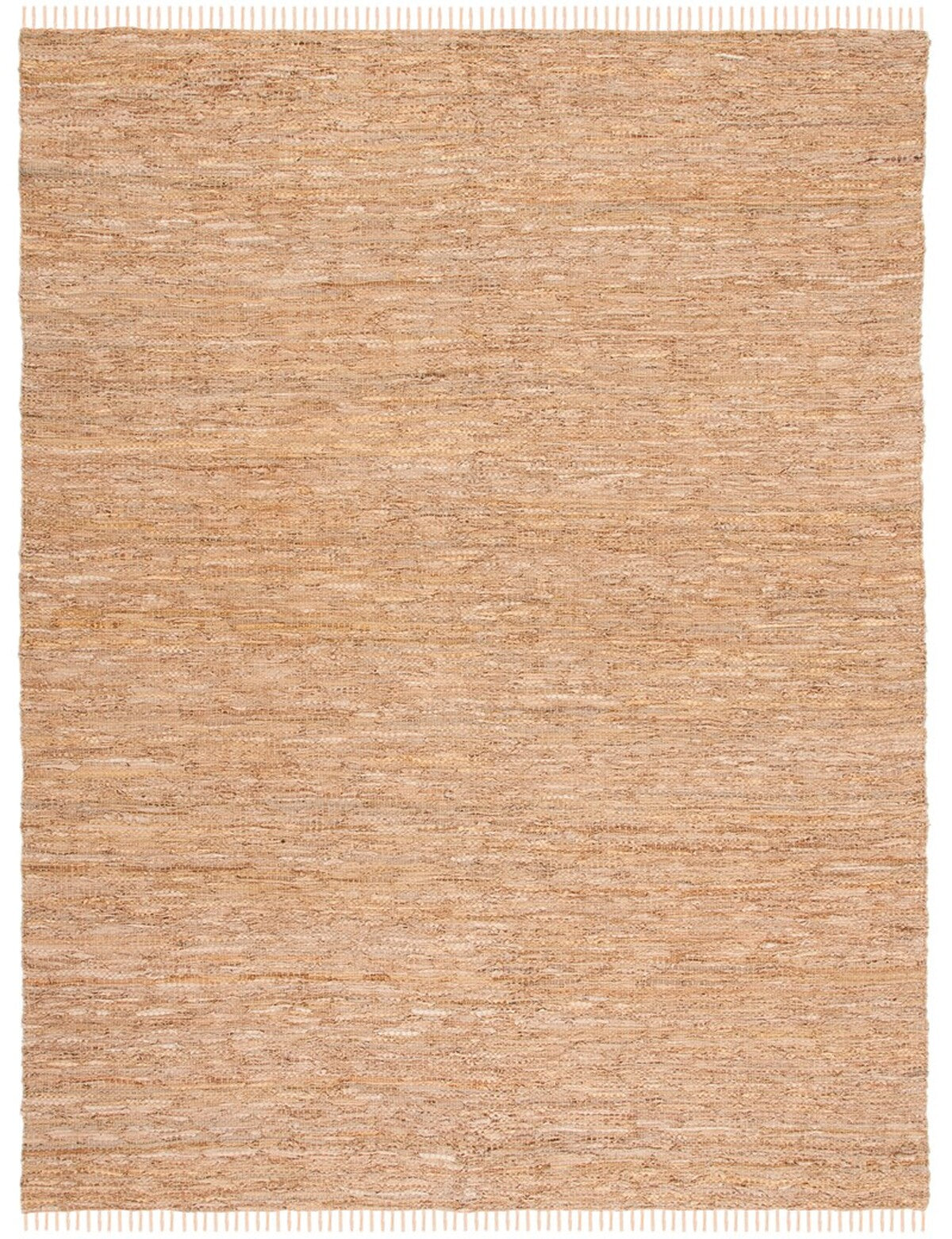Eco-Friendly 90% Recycled Leather Vintage 501 Contemporary Flat Weave Rug