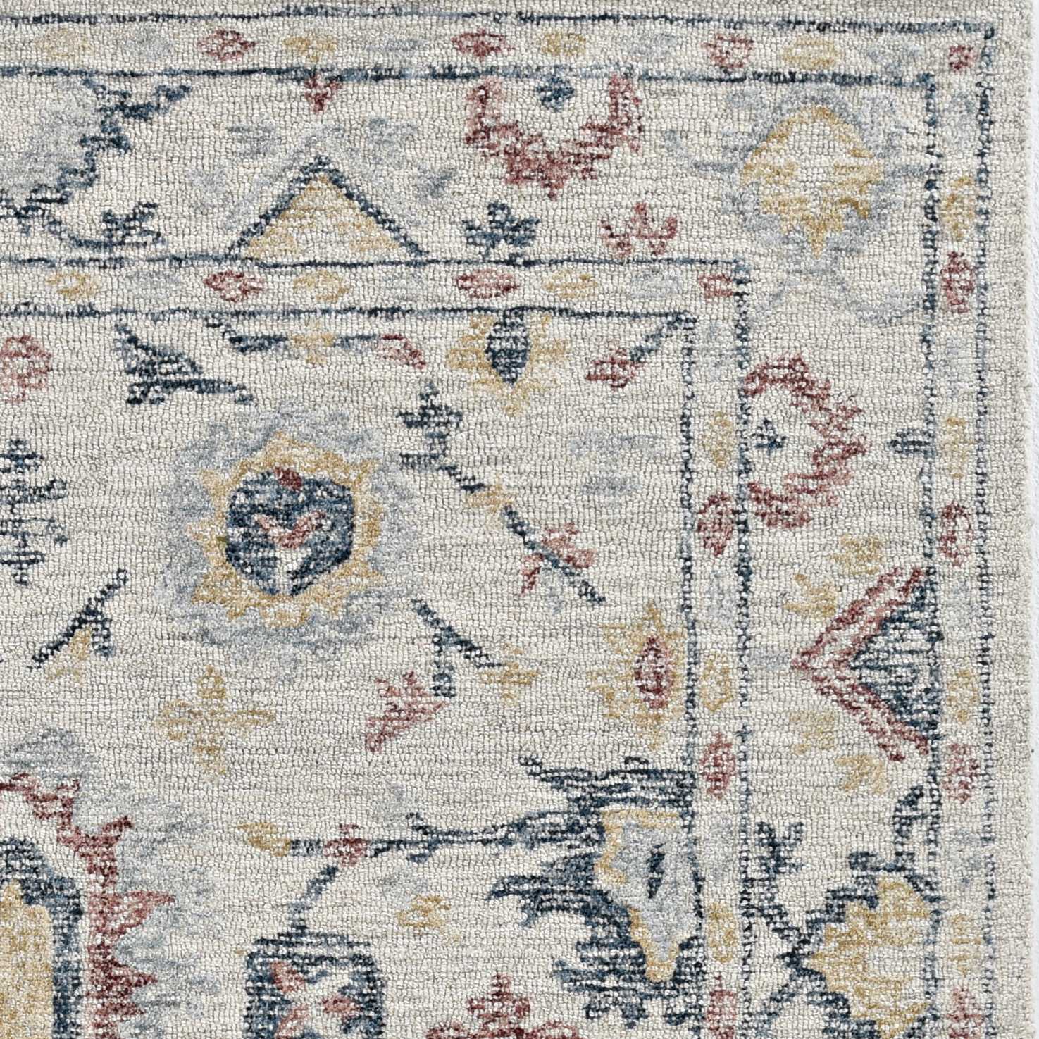 Luxurious Hand-Tufted Space-Dyed Wool Area Rug for Comfortable Living Room