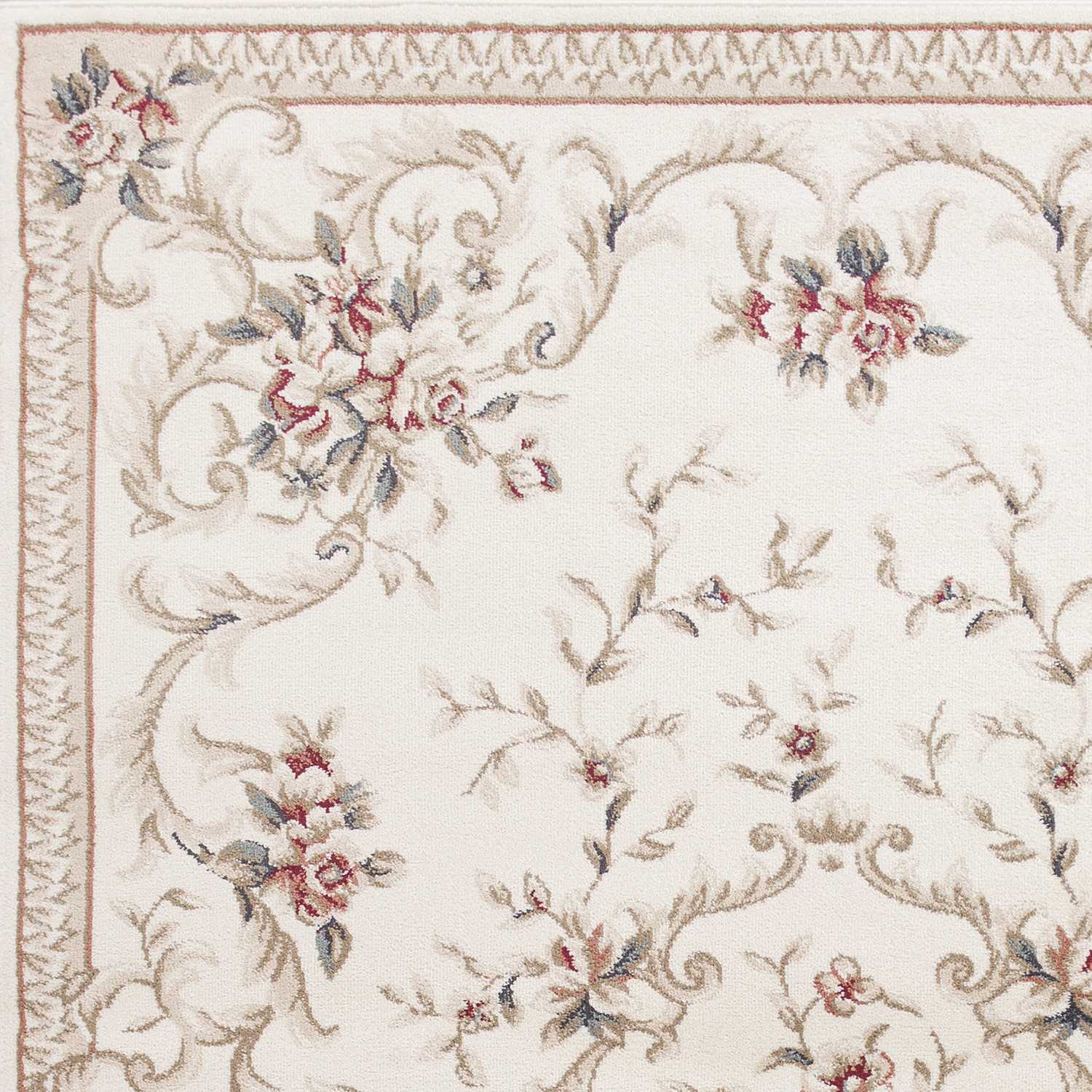 Ivory Modern Area Rug with High - Quality Turkish Design and Easy Maintenance for Your Home Decor