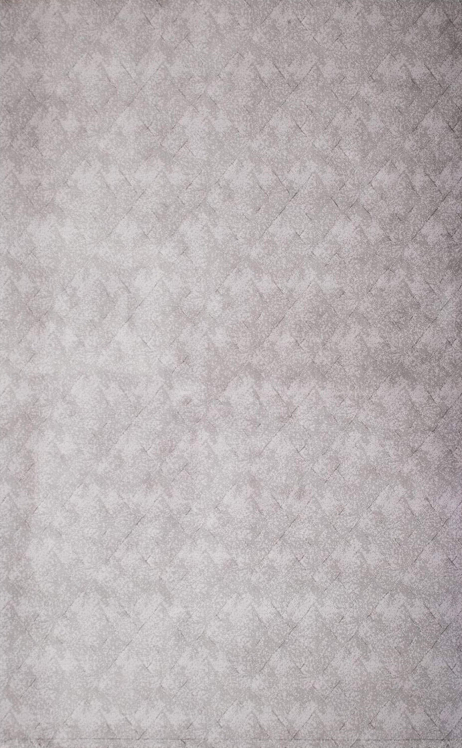 Exquisite Gray Distressed Diamonds Polyester and Cotton Area Rug for Elegant and Durable Modern Living Spaces