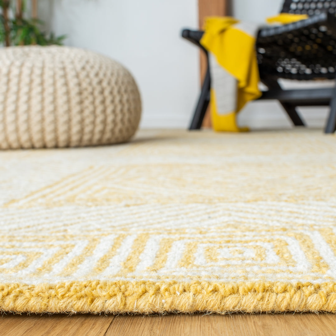 Roslyn Handtufted Wool Area Rug - Soft, Timeless Design for Warm Living Areas