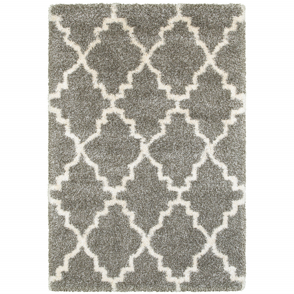 Stain-Resistant Geometric Shag Area Runner Rug for Modern Homes with Children and Pets - Soft Touch and Eye-Catching Design