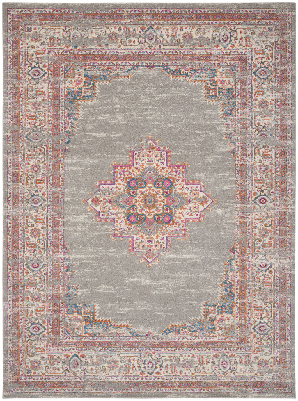 Gorgeous 10' x 14' Distressed Blue Moroccan Area Rug for a Cozy Home Vibe