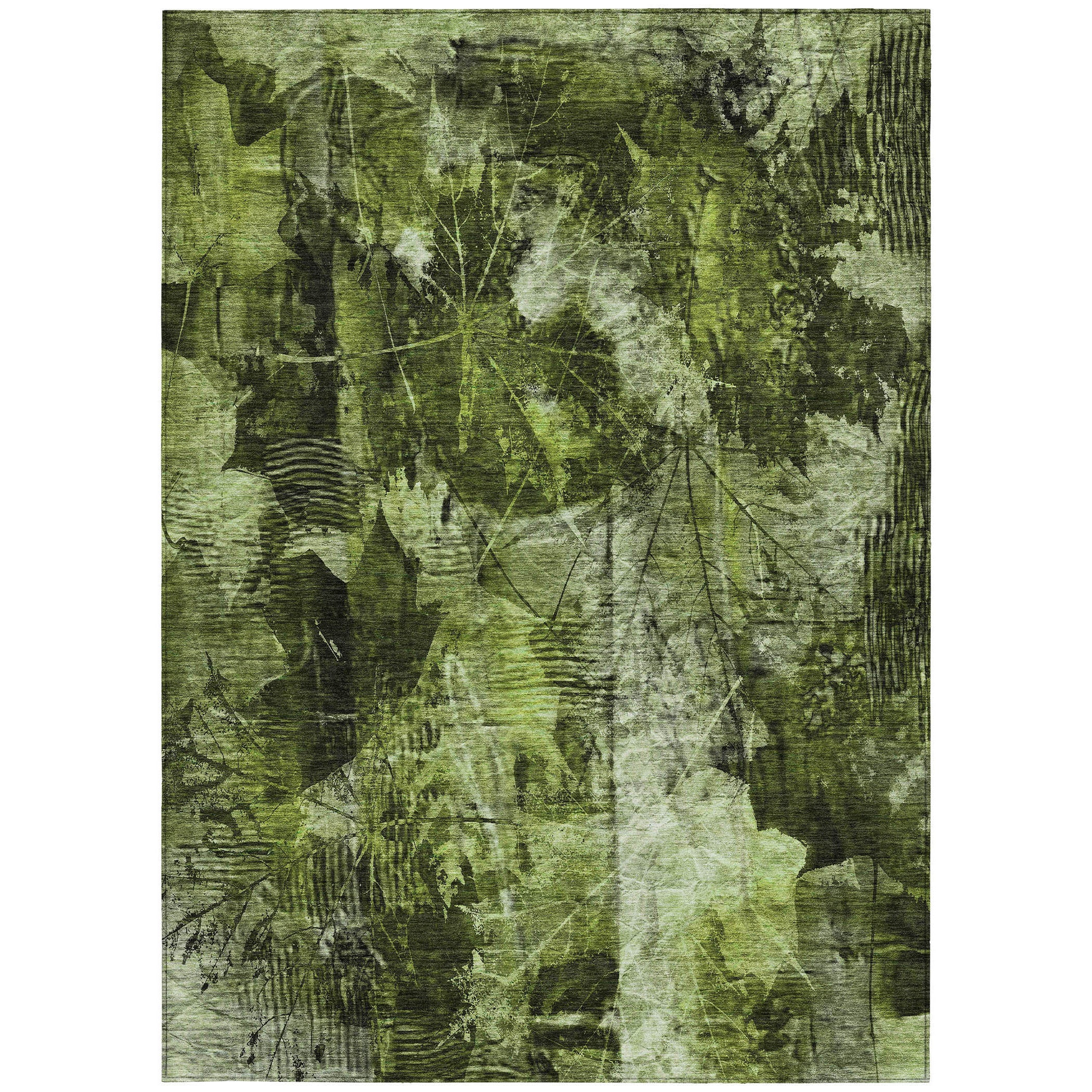 Elegant and Stylish Outdoor and Indoor Floral Non-Slip Washable and Stain-Resistant Runner Rug for Any Living Space
