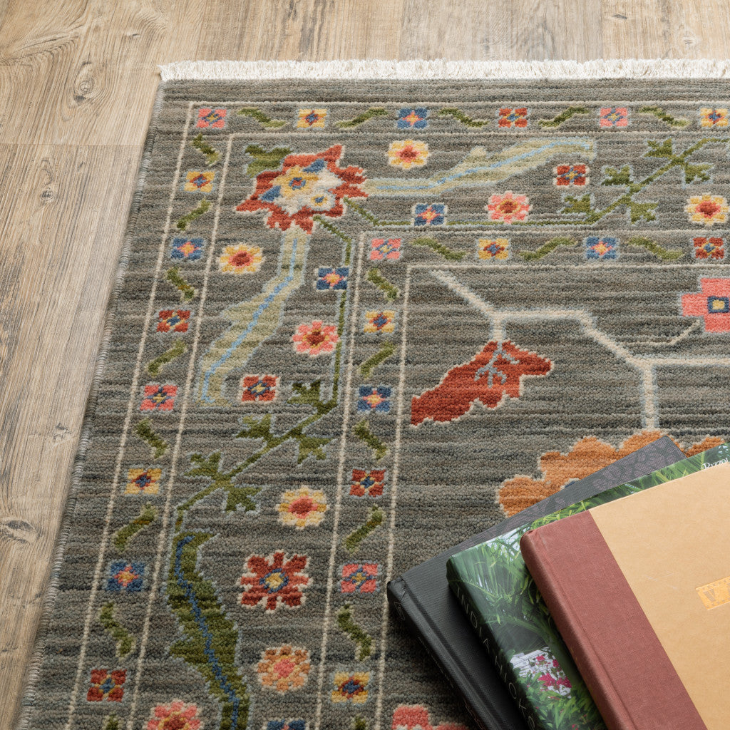 Stylish and Durable Stain-Resistant Oriental Fringed Area Rug for Any Room