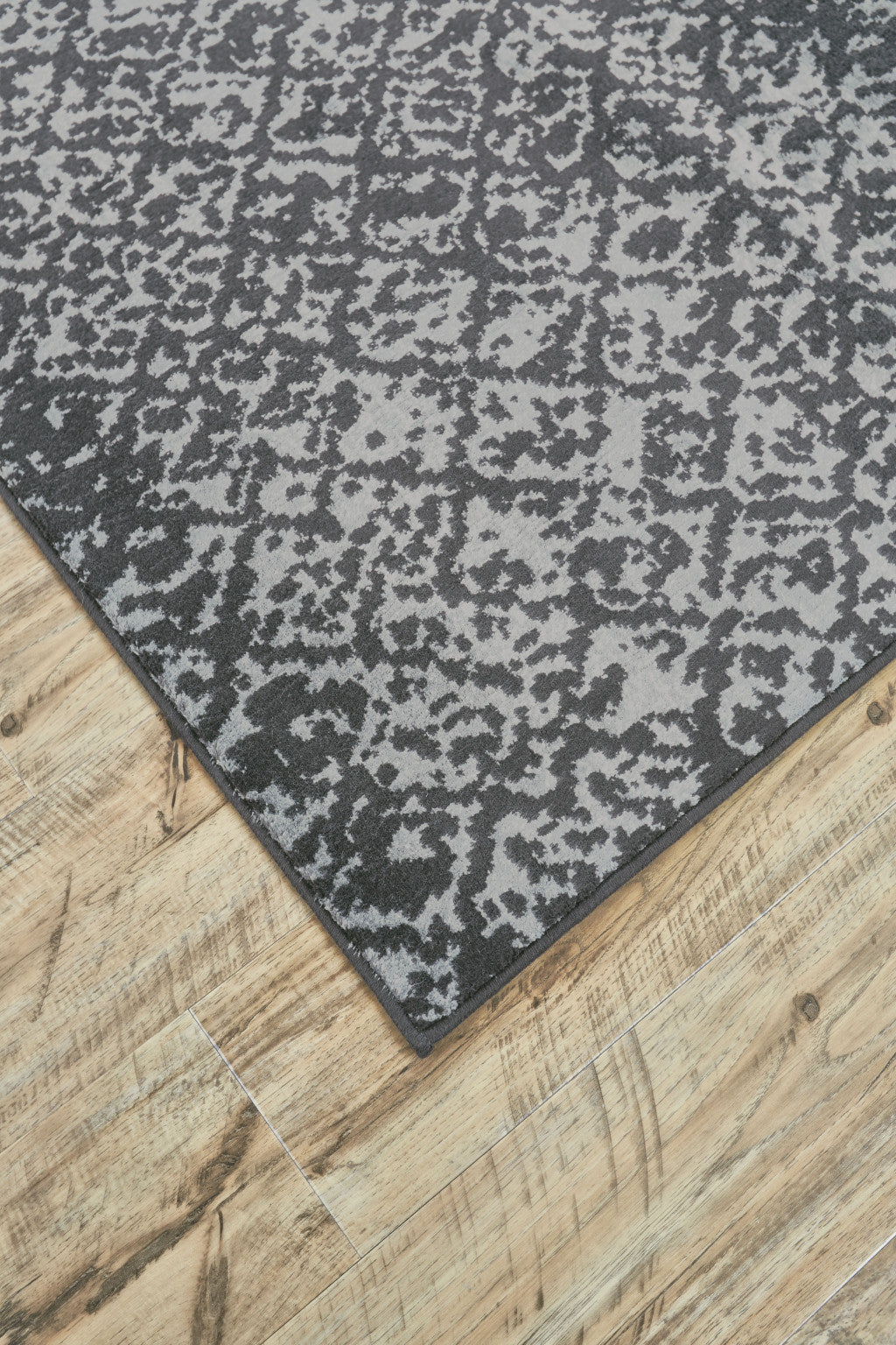 Stylish and Inviting Taupe and Gray Abstract Power Loomed Runner Rug - High - Quality Wool Blend for Decorating Walkways and Various Spaces
