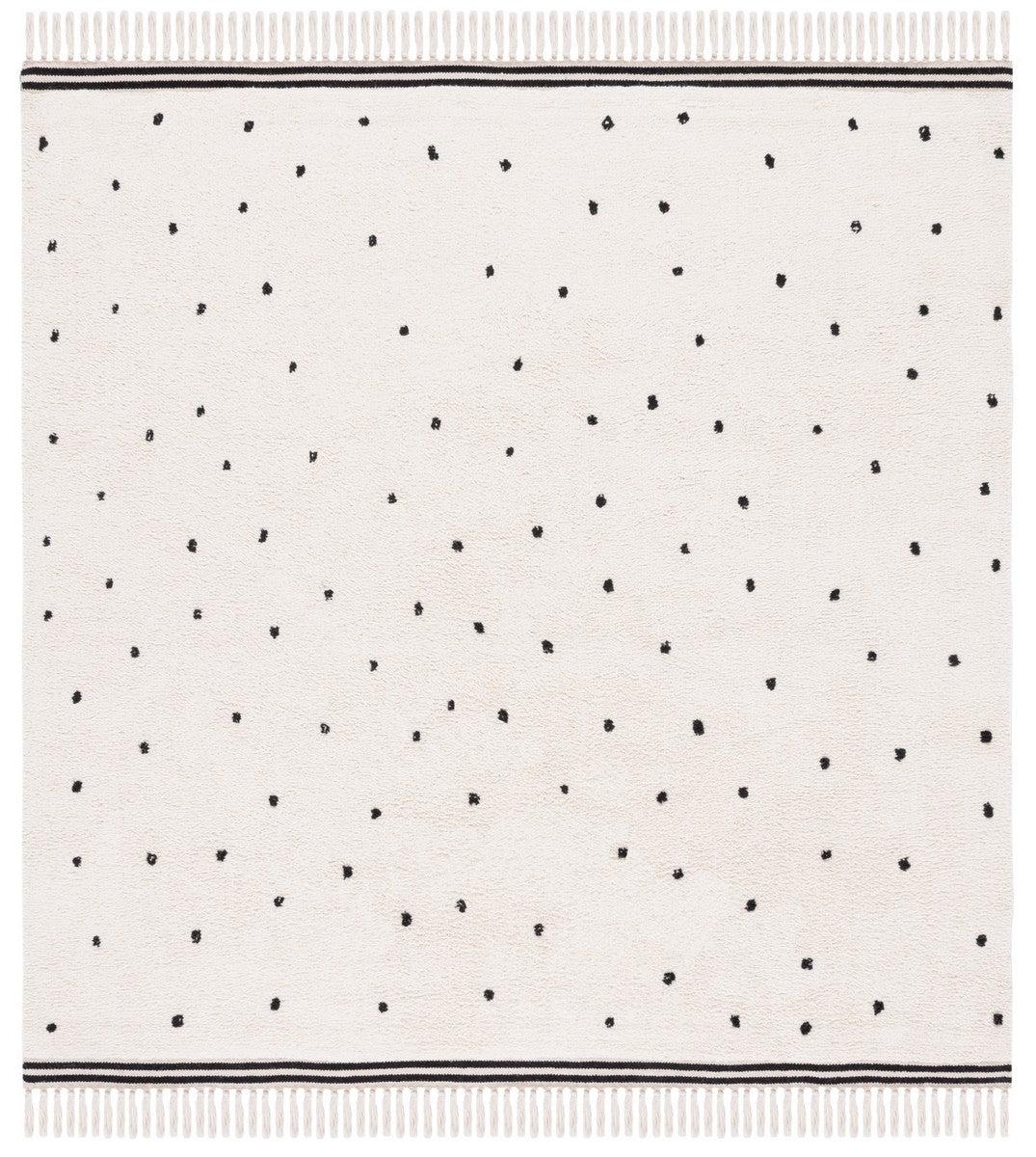 Machine-Washable 100% Cotton Hand-Woven Rug for Effortless Home Decor
