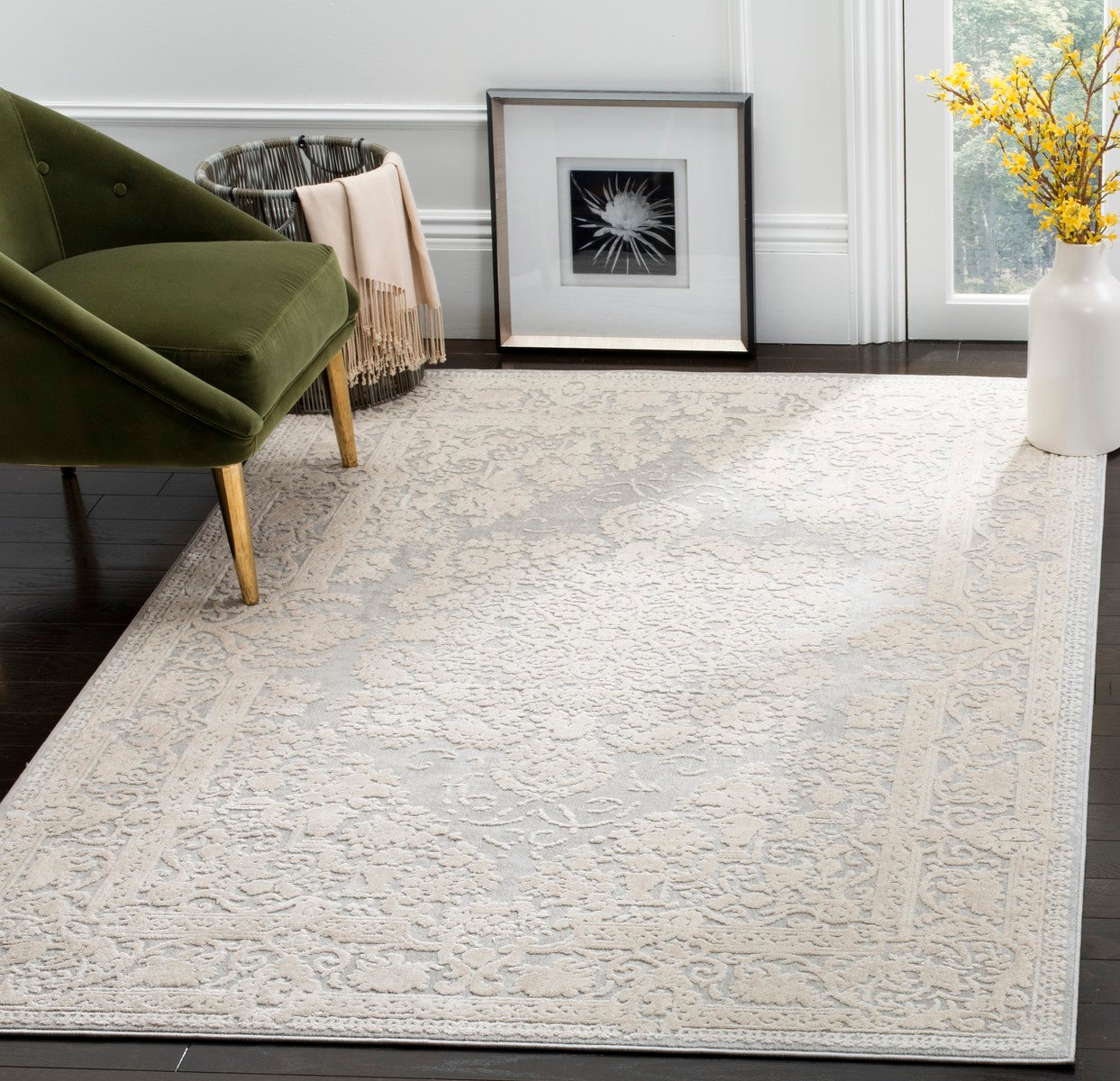 Soft, Durable and Stylish Reflection RFT664 Modern Power - Loomed Area Rug for Any Space