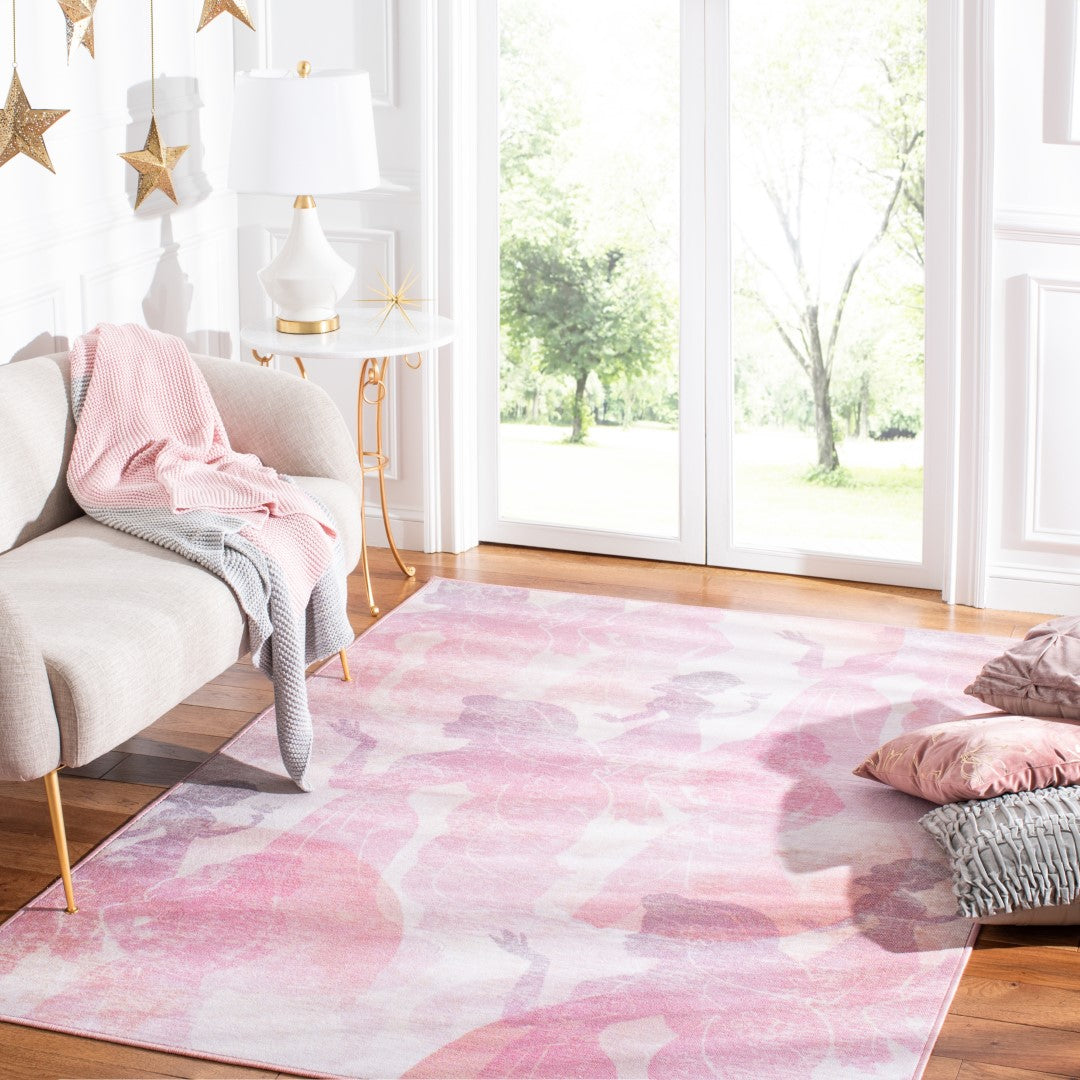 Soft, Non-Slip and Machine-Washable Power Loomed Polyamide Rug for Kids' Play Areas