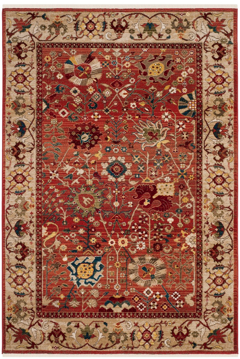 Luxurious Kashan Power Loomed Area Rug - Soft Polypropylene Pile for All Home Decor