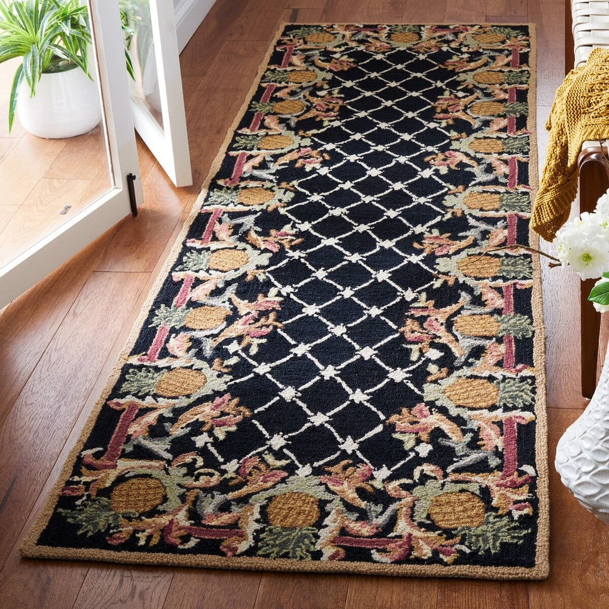 Exquisite Hand-Hooked Wool Pile Living Room Rug - HK728, Ideal for Stylishly Enhancing Any Living Space