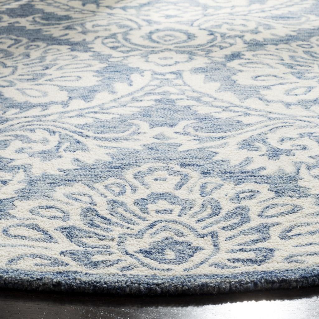Luxurious Indian Hand - Tufted 100% Wool Pile Rectangle Rug for Home Decor