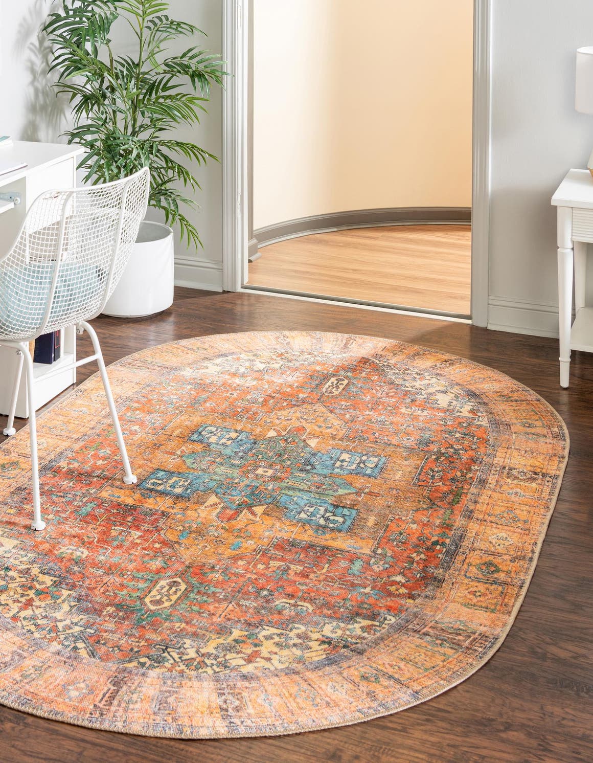 Timeless Durable and Versatile Abstract Revival Area Rug for Modern and Traditional Interior Spaces with Easy Maintenance