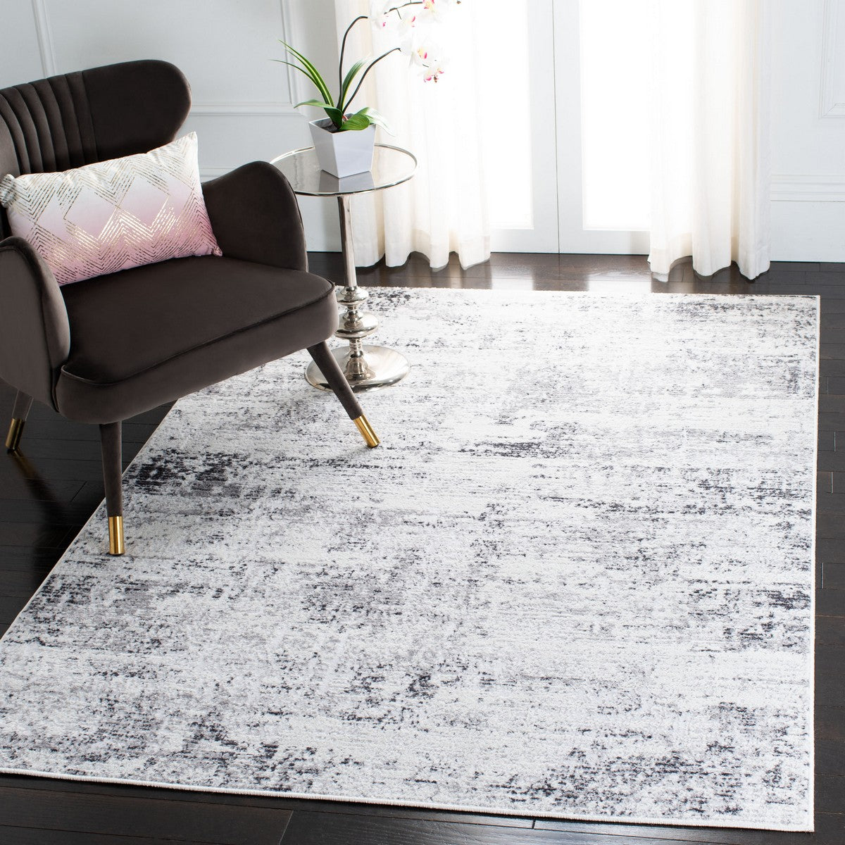Amelia 700 Durable Modern Power Loomed Area Rug - Polypropylene & Polyester Blend for All Spaces