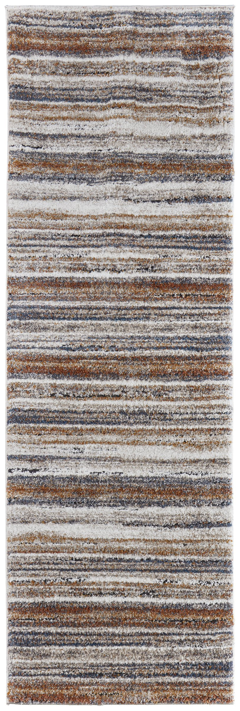 Gilmore Contemporary Geometric Striped Area Rug - A Stunning Vibrant Abstract Design for Trendy Modern Spaces