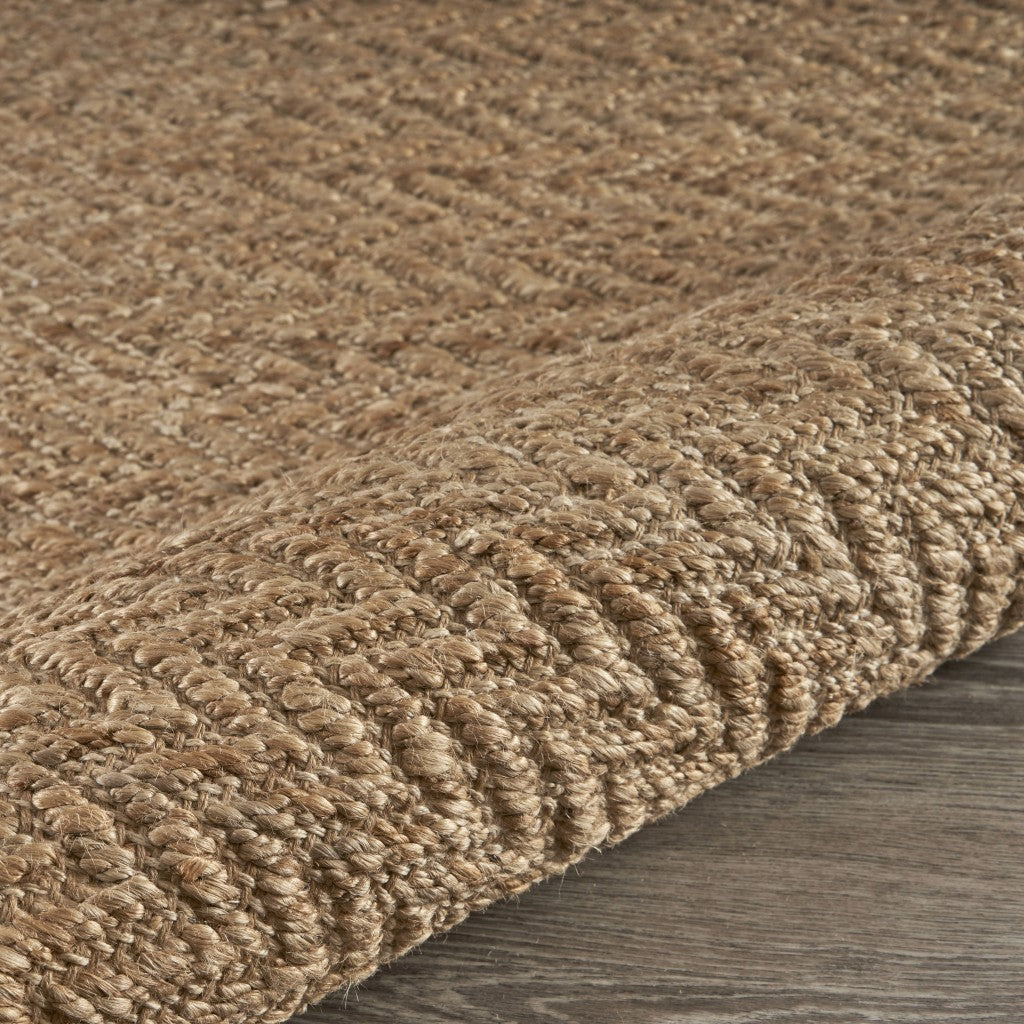 Exquisite Hand-Woven Natural Jute Area Rug for Living Space - Enhance Style and Sophistication with Unique Artistry