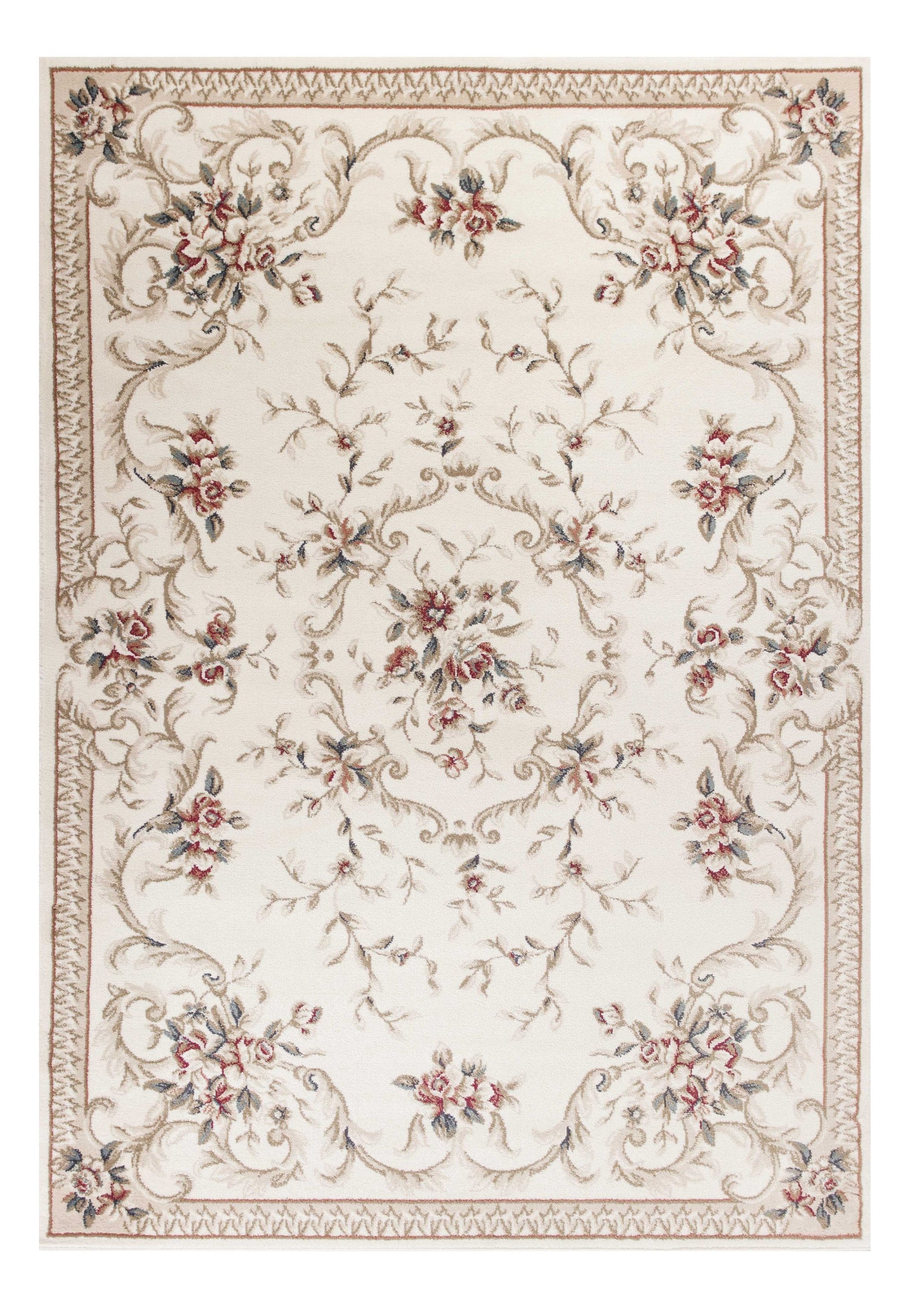 Ivory Modern Area Rug with High - Quality Turkish Design and Easy Maintenance for Your Home Decor
