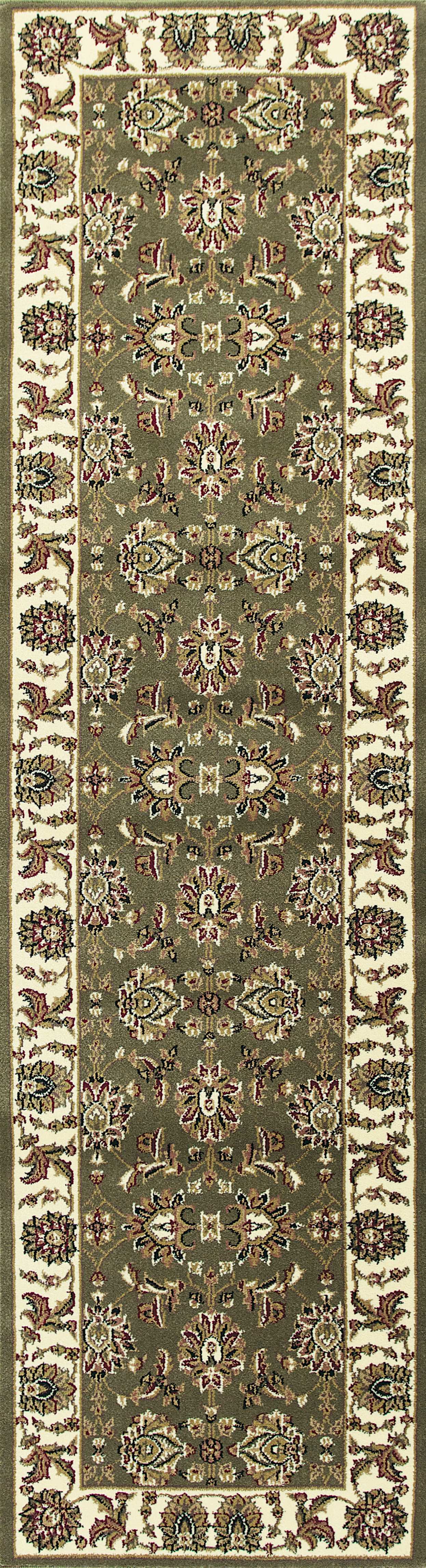 Exquisite Kashan Area Rug with Stunning Green and Ivory Design for Contemporary Elegance in Every Home Decor