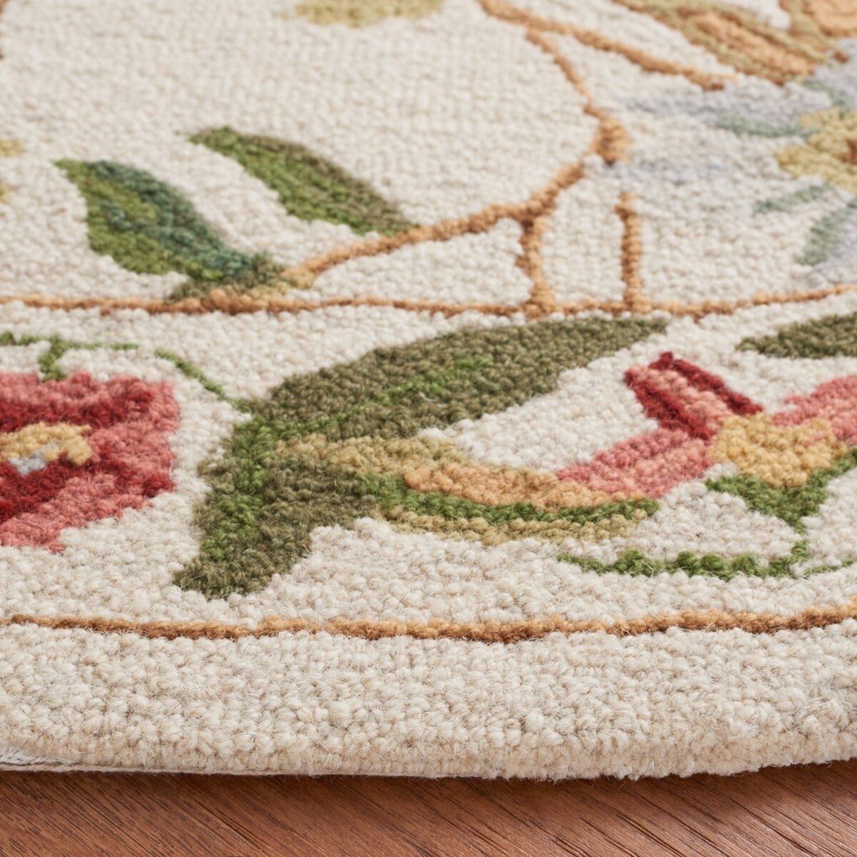 Exquisite Hand-Hooked Luxury Rug - Hk311 with Sumptuous Pure Virgin Wool Pile and Sturdy Cotton Backing for Enduring Elegance