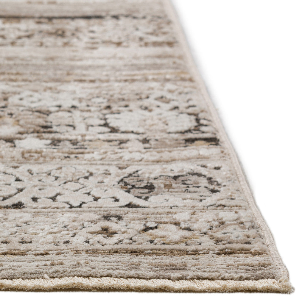 Stylish 5' x 8' Brown Oriental Area Rug with Trendy Tassels for Cozy Spaces