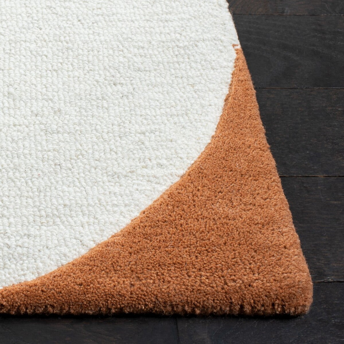 Rodeo Drive 856 Luxury Hand - Tufted Wool and Cotton Area Rug, Adding Contemporary Elegance to Any Home Decor