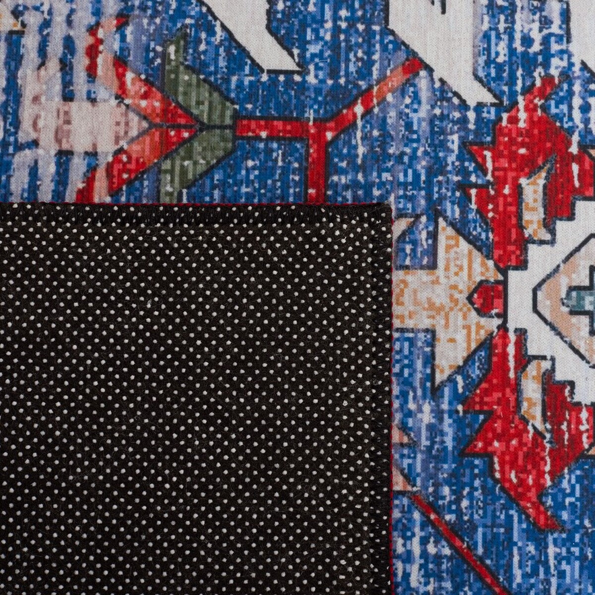 Tucson Traditional Power Loomed Polyester Rug - Non-Slip, Machine Washable for Simple Care