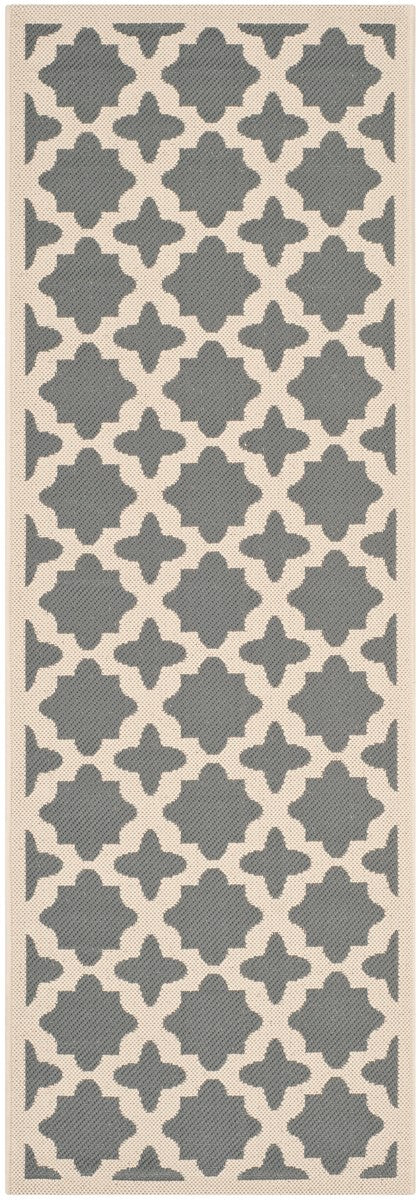 Safavieh Courtyard Durable and Stylish Power Loomed Area Rug Ideal for Both Indoor and Outdoor Decorative Spaces