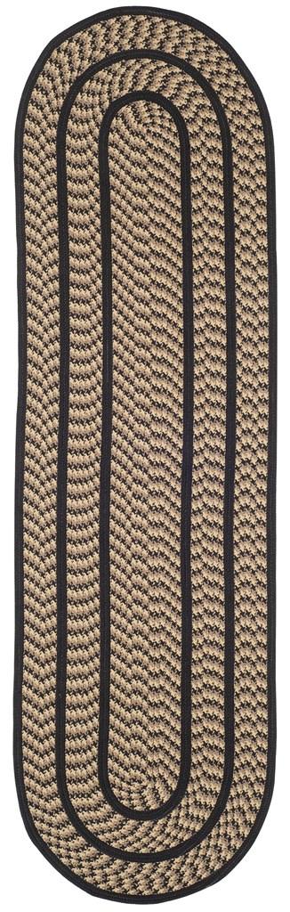 Stylish and Durable Braided Hand-Woven Reversible Polypropylene Floor Rug Ideal for Any Indoor Space