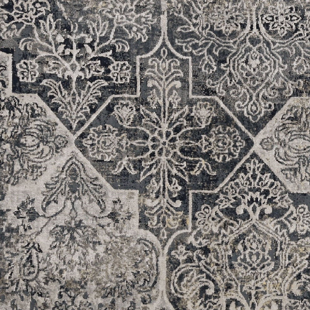 Stylish Gray Quatrefoil Area Rug for Elegant and Warm Room Decor