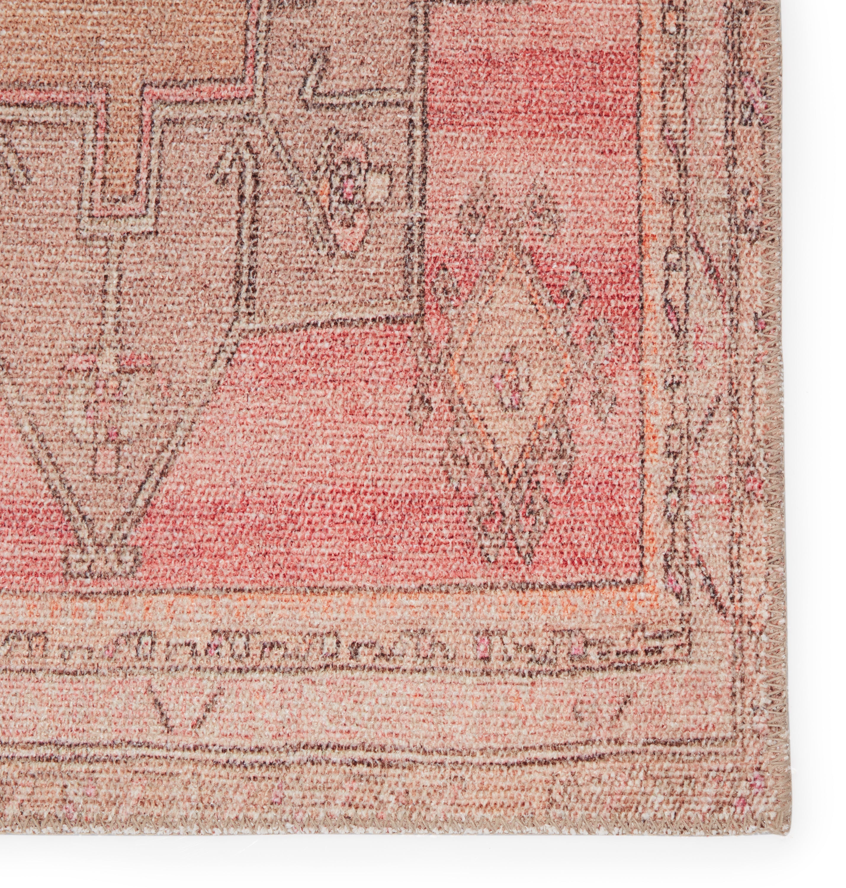 Kairos Collection Faron Runner Rug - Vintage-Inspired Medallion Design, Soft 100% Polyester, Boho-Chic Style for Indoor Use