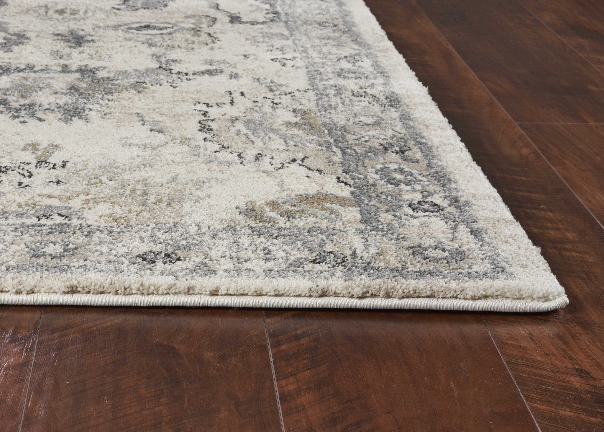 Ivory Farrah Area Rug - Contemporary Floral Design for Elegant Home Comfort