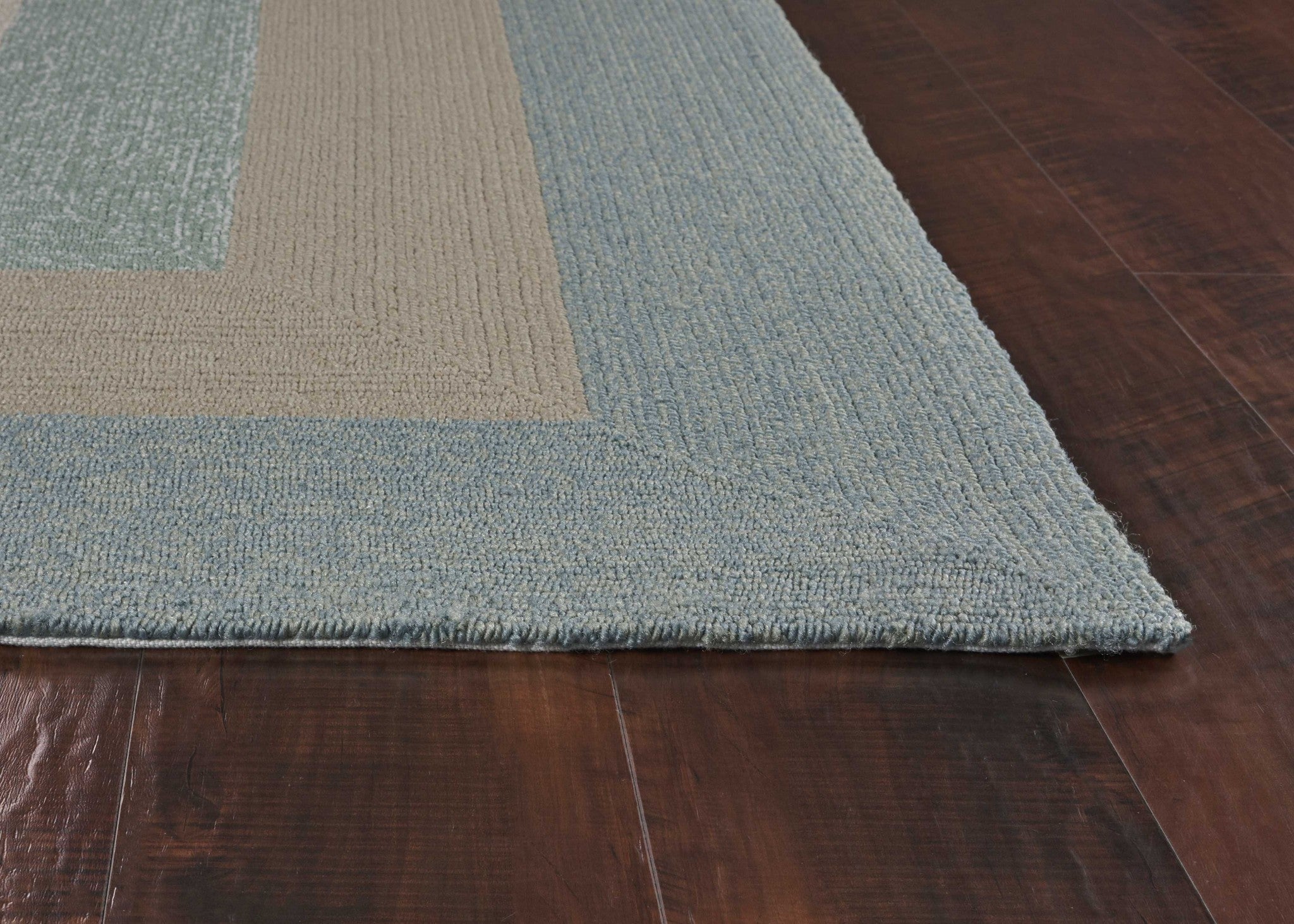 Exquisite Handmade Blue and Beige Outdoor and Indoor Area Rugs for Versatile Home Decor