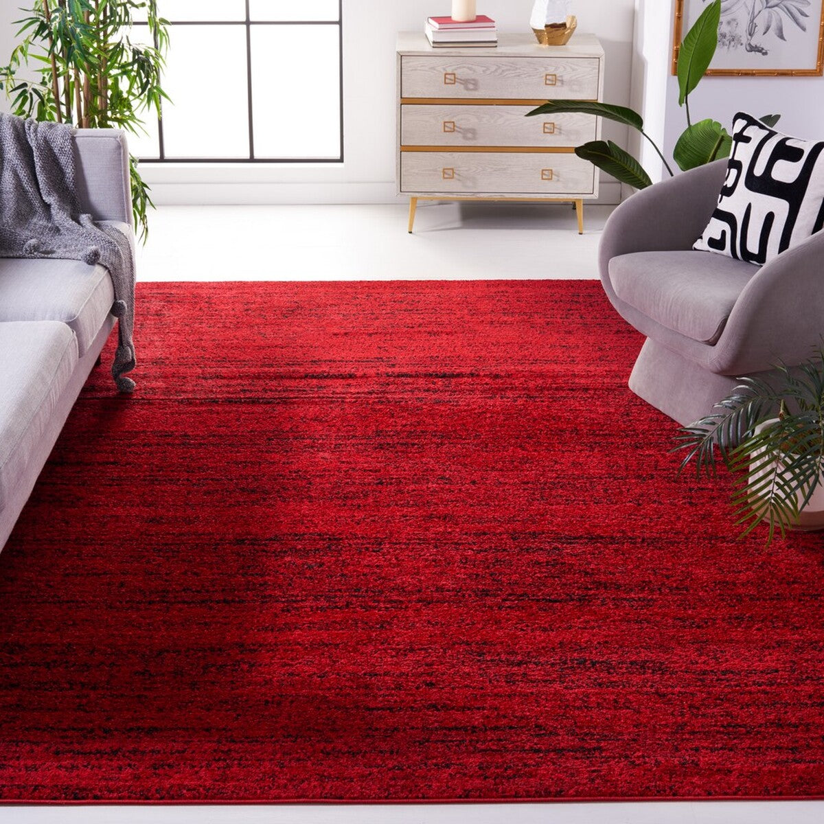 Turkey-Made Adirondack Power Loomed Area Rug: Durable Jute-Poly Blend, Elegant Design
