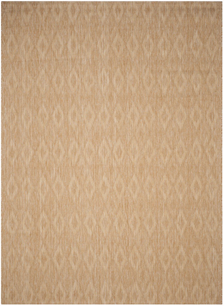 Stylish Courtyard Indoor/Outdoor Power - Loomed Rug with Diamond Motifs for Elegant Spaces