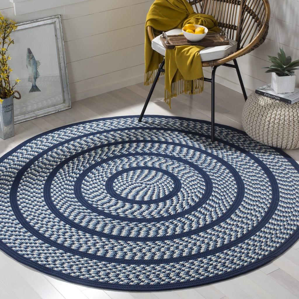 Stylish and Durable Braided Hand-Woven Reversible Polypropylene Floor Rug Ideal for Any Indoor Space
