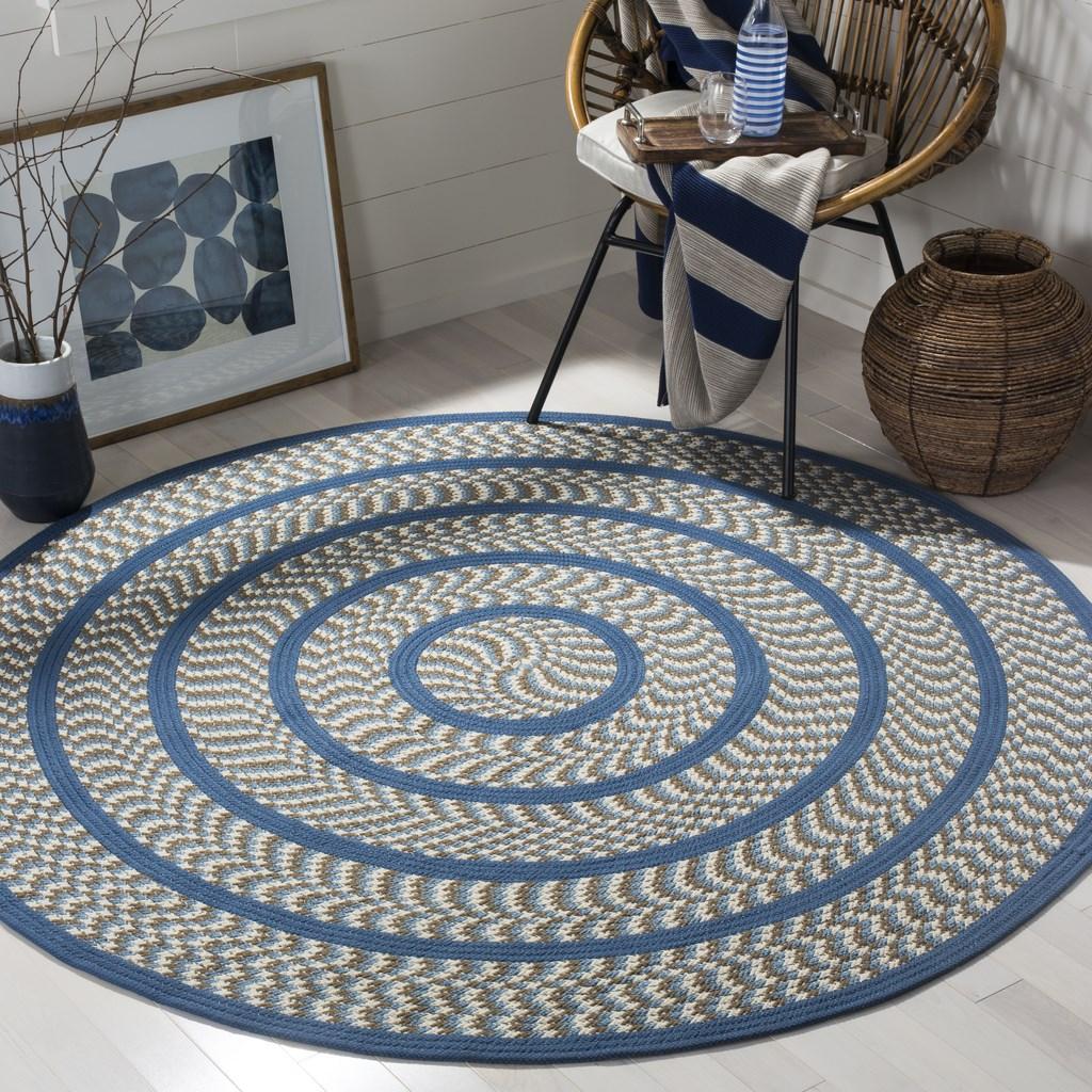 Stylish and Durable Braided Hand-Woven Reversible Polypropylene Floor Rug Ideal for Any Indoor Space