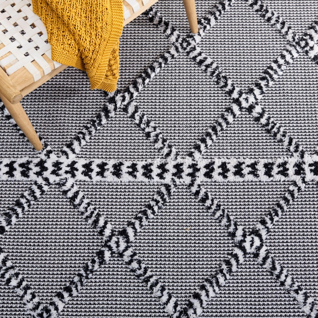 Augustine Power Loomed Rug: Soft, Durable & Eco-Friendly with Recycled Cotton & Polyester Blend