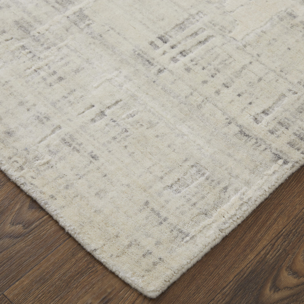Exquisite Hand-Woven Gray Abstract Area Rug for Stylish Home Decor